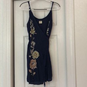 O’neill wrap and tie floral dress